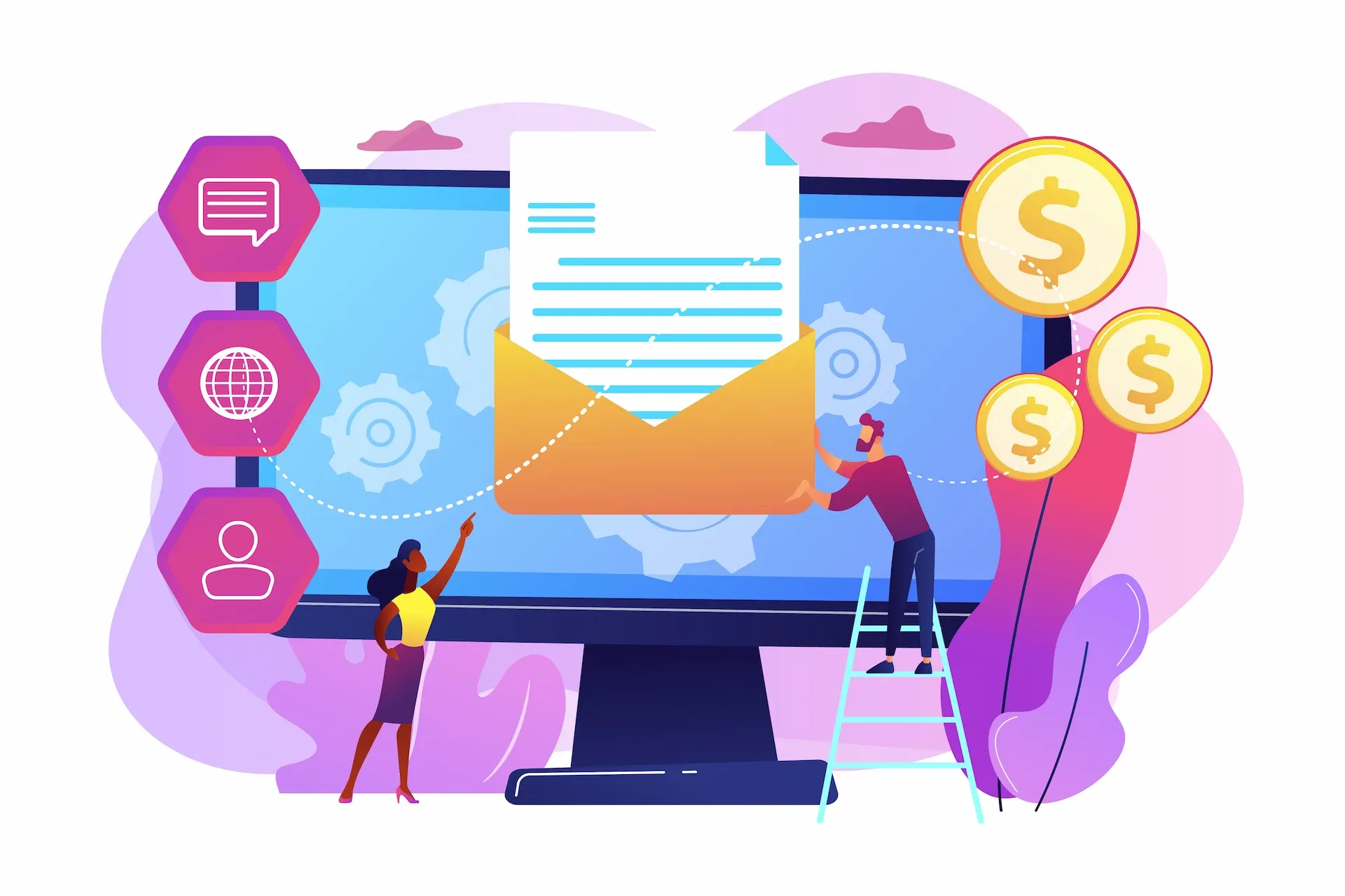 مالمقصود في حملات البريد الإلكتروني في سلة - تطبيق زبون على منصة سلة.webp